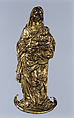 Virgin and Child on a crescent moon, Gilt bronze, Italian, probably Florence