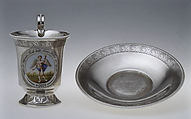 Cup and saucer, Royal Porcelain Manufactory, Berlin (German, founded 1763), Hard-paste porcelain, German, Berlin