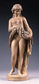 Girl holding fruit, Clodion (Claude Michel) French, Terracotta, French