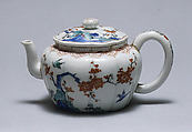 Wine pot and cover, Hard-paste porcelain, Japanese, for European market