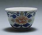 Bowl, Hard-paste porcelain, Japanese, for European market