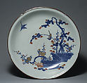 Dish, Hard-paste porcelain, Japanese, for European market