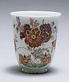 Beaker, Doccia Porcelain Manufactory Italian, Hard-paste porcelain, Italian, Florence