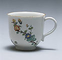Cup, Chantilly French, Tin-glazed soft-paste porcelain, French, Chantilly