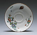 Saucer, Chantilly  French, Tin-glazed soft-paste porcelain, French, Chantilly