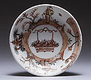 Saucer, Meissen Manufactory  German, Hard-paste porcelain, German, Meissen with Dutch decoration