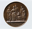 The Miraculous Rescue of Alexander III and the Imperial Family, 1888, Medalist: Avenir Crigorjewitsch Grilliches (Russian, 1849–1905), Bronze, Russian