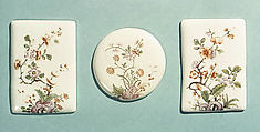 Three plaques, Vienna, Hard-paste porcelain, Austrian, Vienna