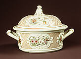 Pair of covered tureens, Vienna, Hard-paste porcelain, Austrian, Vienna