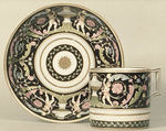 Cup and saucer, Imperial Porcelain Manufactory, Hard-paste porcelain, Austrian, Vienna