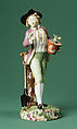 Pair of Gardeners, Royal Porcelain Manufactory (Danish, 1775–present), Hard-paste porcelain, Danish, Copenhagen