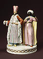 Sultan and Moor, Royal Porcelain Manufactory  Danish, Hard-paste porcelain, Danish, Copenhagen