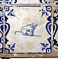 Tile, Tin-glazed earthenware, Dutch