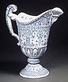 Ewer, Faience (tin-glazed earthenware), French, Rouen