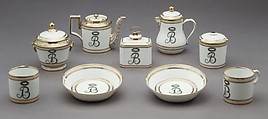 Sugar bowl with cover (part of a traveling tea service), Dihl et Guérhard (French, 1781–ca. 1824) (Manufacture de Monsieur Le Duc d’Angoulême, until 1789), Hard-paste porcelain, French, Paris