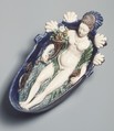 Figure personifying a spring, Model probably supplied by Guillaume Dupré (French, 1579–1640), Lead-glazed earthenware, French, Fontainebleau or Avon