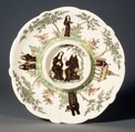 Saucer (trembleuse), Saint-Cloud factory French, Soft-paste porcelain, French, Saint-Cloud