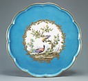 Fruit stand (soucoupe à pied) (one of four) (part of a service), Sèvres Manufactory  French, Soft-paste porcelain, French, Sèvres