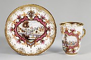 Cup and saucer, Meissen Manufactory  German, Hard-paste porcelain, German, Meissen