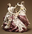 Three Fates, Frankenthal Porcelain Manufactory  German, Hard-paste porcelain, German, Frankenthal