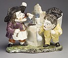 Alchemists, Hard-paste porcelain, probably Italian