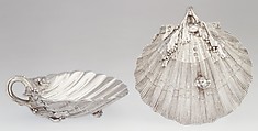 Pair of scallop-shell dishes, Jacques-Nicolas Roettiers (1736–1788, master 1765, retired 1777), Silver, French, Paris