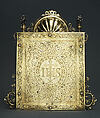 Pax, Silver gilt, mother-of-pearl, German, Nuremberg