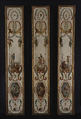 November and December (part of a set illustrating the months of the year), Follower of Antoine Watteau (French, Valenciennes 1684–1721 Nogent-sur-Marne), Oil on panel; wood frame, painted yellow and gilded, French
