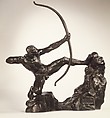 Heracles Drawing his Bow against Stymphalian Birds, Antoine-Emile Bourdelle  French, Bronze, French
