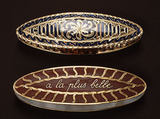 Shuttle (navette), Gold, lacquer, mother-of-pearl, French, Paris