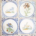 Tile, Delftware (tin-glazed earthenware), Dutch