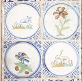 Tile, Tin-glazed earthenware, Dutch