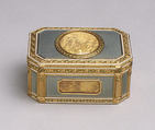 Snuffbox, Pierre-François-Mathis de Beaulieu, Gold, enamel, French, Paris