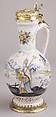 Krüg, Faience (tin-glazed earthenware); silver gilt, German, Frankfurt