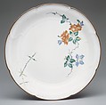 Dish, Hard-paste porcelain, Japanese, for European market