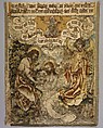 The Baptism of Christ from a set of The Passion, Design based on an engraving by Martin Schongauer (German, Colmar ca. 1435/50–1491 Breisach) (The Baptism of Christ), Wool, silk, metal thread (20 warp threads per inch, 8 per cm.), German, Alsace, possibly Strasbourg