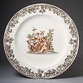 Plate (one of two), Meissen Manufactory  German, Hard-paste porcelain, German, Meissen