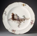 Plate, Frankenthal Porcelain Manufactory  German, Hard-paste porcelain, German, Frankenthal