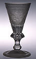 Goblet, Possibly Franz Gundelach (German, working ca. 1694–1716), Glass, German, possibly Cassel