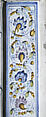 Stove, Attributed to the pottery of David II Pfau (1644–1702), Faience (tin-glazed earthenware), Swiss, Winterthur