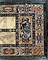 The Farnese Table, Designed by Jacopo [Giacomo] Barozzi da Vignola (Italian, Vignola 1507–1573 Rome), Marble of different colors, semiprecious stones, Egyptian alabaster, residue of paint of different colors on the piers, Italian, Rome
