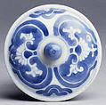 Jug with cover, Hard-paste porcelain, Chinese, probably for Dutch market