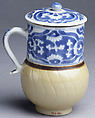 Jug with cover, Hard-paste porcelain, Chinese, probably for Dutch market