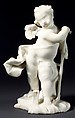 Putto as Saturn, Nymphenburg Porcelain Manufactory (German, 1747–present), Hard-paste porcelain, German, Neudeck-Nymphenburg