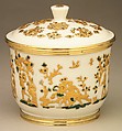 Jar with cover, Soft-paste porcelain (?), silver gilt, probably Chinese, possibly Dehua