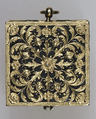 Watch, Watchmaker: F. L. Meybom (active ca. 1650–80), Case: gold, blued steel, rock crystal, partly gilded silver, and diamonds; Dial: painted enamel and basse-taille enamel on gold; Movement: gilded brass, partly blued steel, and silver, French, Paris
