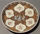 Plateau, Faience (tin-glazed earthenware), French, Rouen