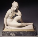 L'Oiseau Mort, Joseph-Charles Marin (French, Paris 1759–1834 Paris), White marble plinth, bleu turquin marble with gilt-bronze mounts, French