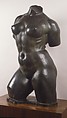 Torso of Chained Action, Aristide Maillol  French, Bronze, green patina, French
