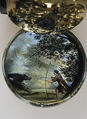 Hunt of the Caledonian Boar, Auguste Bretoneau (master 1638–43), Gold, painted enamel, French, Paris or Blois